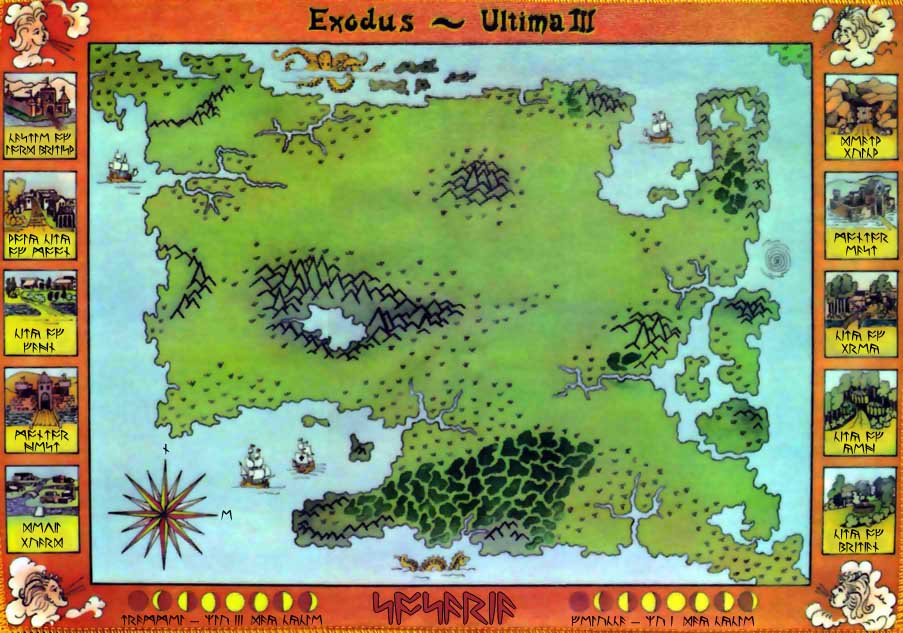 Ultima III - The Small Map