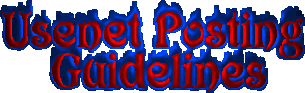 U9 Usenet Posting Guidelines